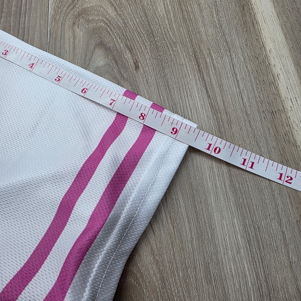 Barbie Baseball Jersey Pink White Button Up Logo 59 Graphic Shirt Large Womens - Picture 11 of 13